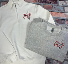 Load image into Gallery viewer, Golf Mom Embroidered 1/4 Zip