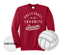 Load image into Gallery viewer, Volleyball is My Fav Sweatshirt