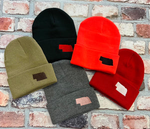 Embroidered Nebraska Beanies