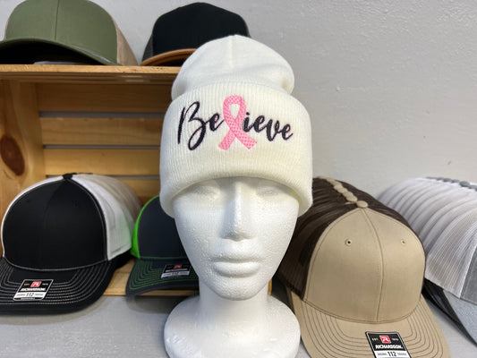 Believe Beanie Embroidered