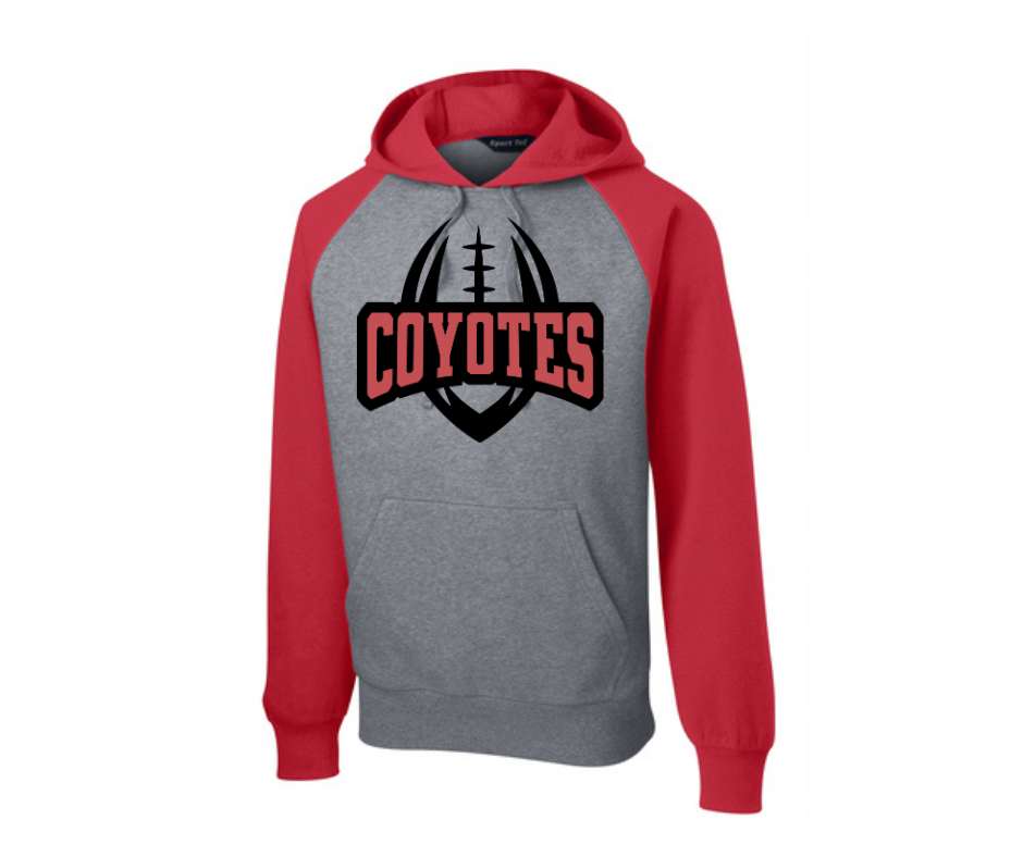 Coyotes Football Colorblock Hoodie