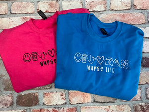 Nurse Life Embroidered SS