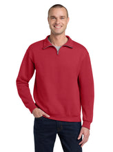 Load image into Gallery viewer, Custom Mascot Qtr Zip BG
