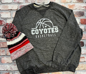 Raglan Basketball Mascot Sweatshirt