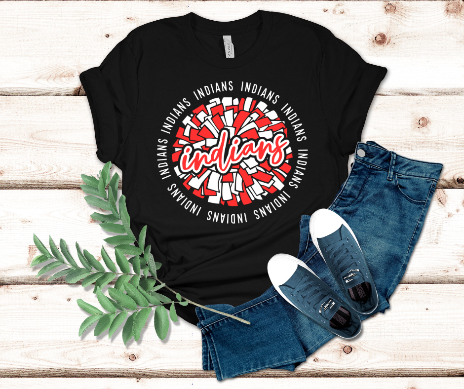 Indians Cheer Choose Your Style Black