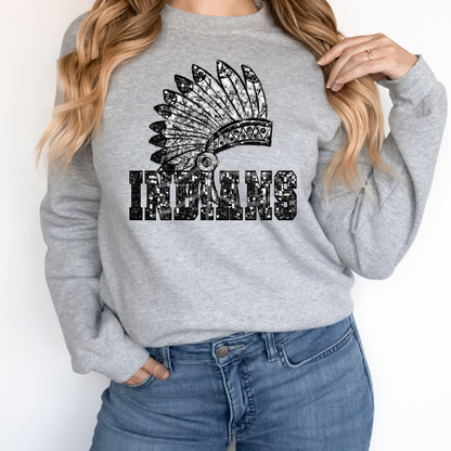 Indians Sequins Sweatshirt