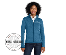 Load image into Gallery viewer, Melham Ladies Sweater Fleece Jacket
