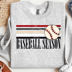 Retro Stripes Sports Sweatshirt