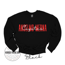 Load image into Gallery viewer, Tall &amp; Script Gildan Mascot Sweatshirt
