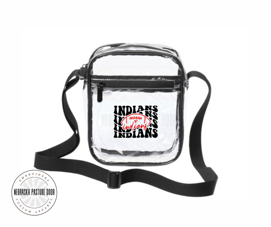 Indians Wave Clear Bag