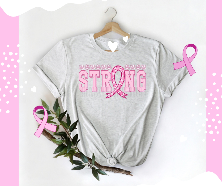 Strong Ribbon Cancer Awareness